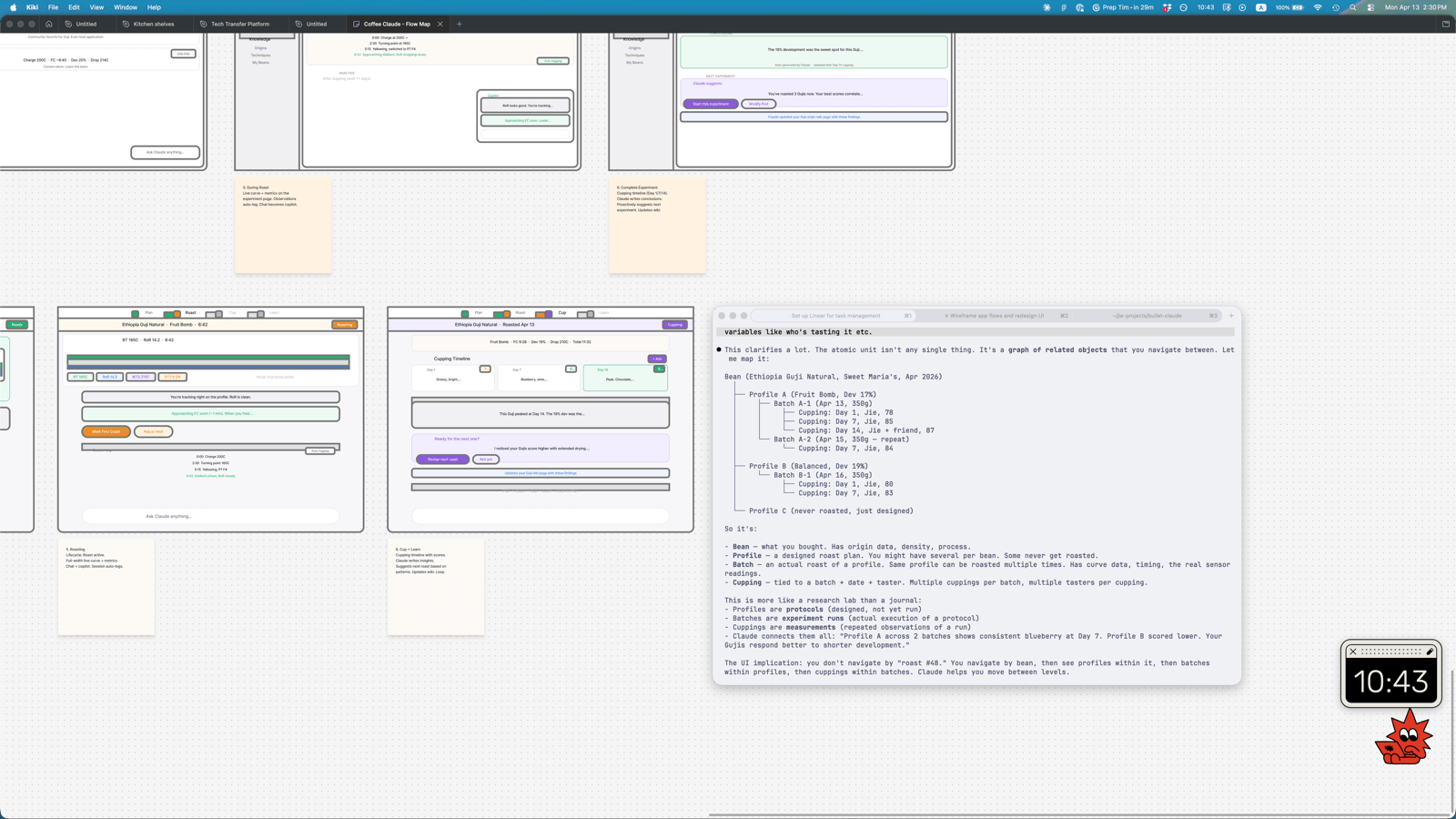 Another exploratory dashboard layout from the Claude Design session.